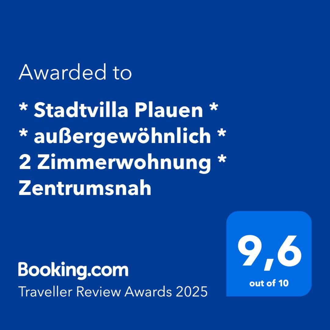 * Stadtvilla Plauen * * Aussergewoehnlich * 2 Zimmerwohnung * Zentrumsnah Exteriér fotografie
